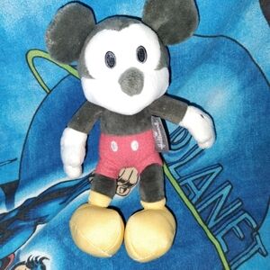 Hallmark Mickey Mouse Black, Red, and Yellow Plush Toy